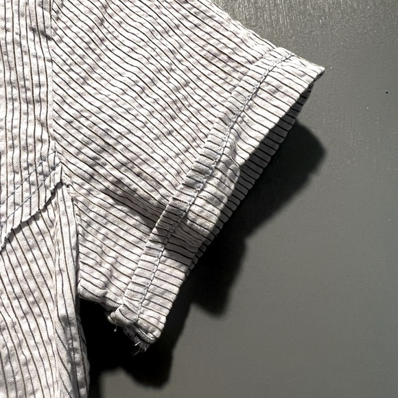 Free People Striped Button-Up Blouse - Picture 6 of 9